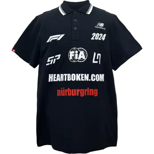 New Balance Polo Shirt Unisex Black