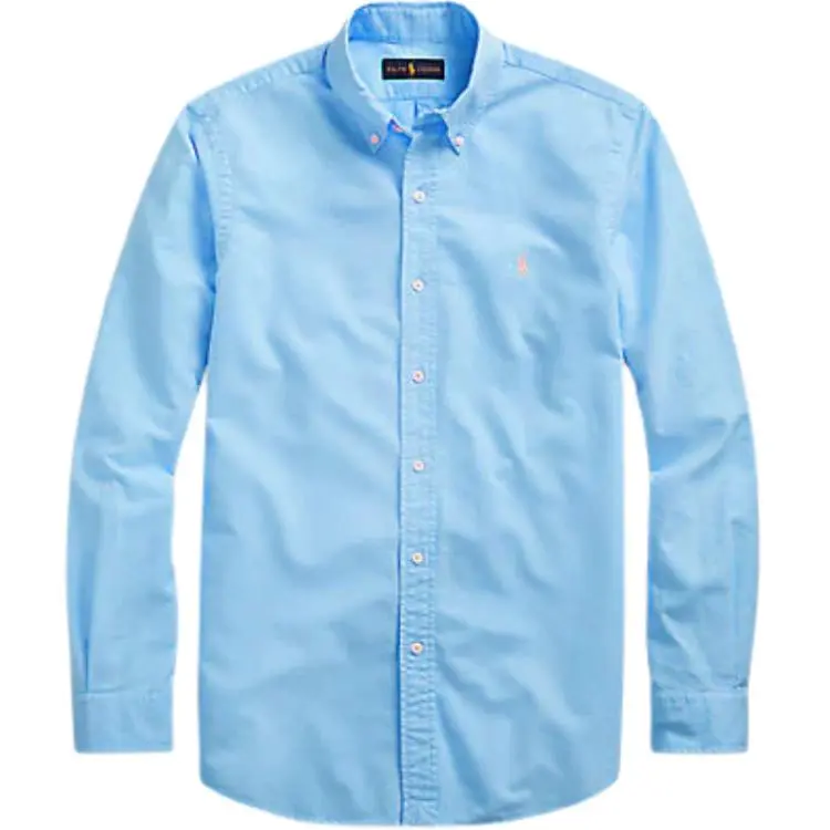 Polo Ralph Lauren SS24 Shirt Classic Version Men's Blue