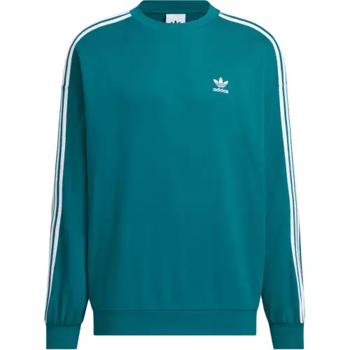 Adidas Originals ADICOLOR OVERSIZE CREW Sweatshirt Men's Ruins Raven Blue