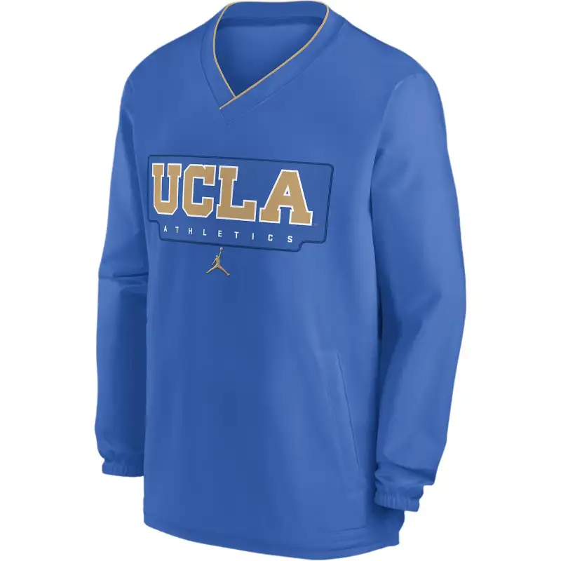 JORDAN Ucla Bruins Sideline Men's Nike College Long-Sleeve Windshirt