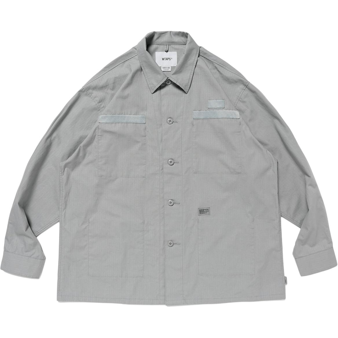 Рубашка WTAPS SS25 logo (серая)