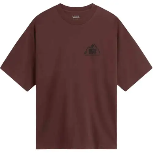 Vans T Shirts Men's Chocolate Crew Neck