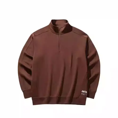 Anta Variety Training Collection Sweatshirt Men's Vanilla Coffee