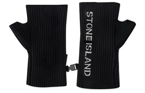 STONE ISLAND Wool Sports Gloves Men's Black