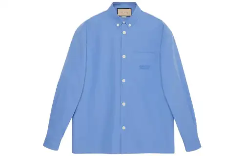 GUCCI Cotton GUCCI Embroidery Shirt