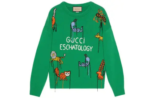 GUCCI x Freya Hartas FW21 Sweater Men's Green