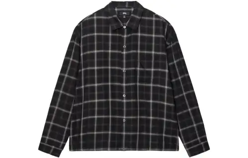 Stussy Shadow Plaid Rayon Shirt