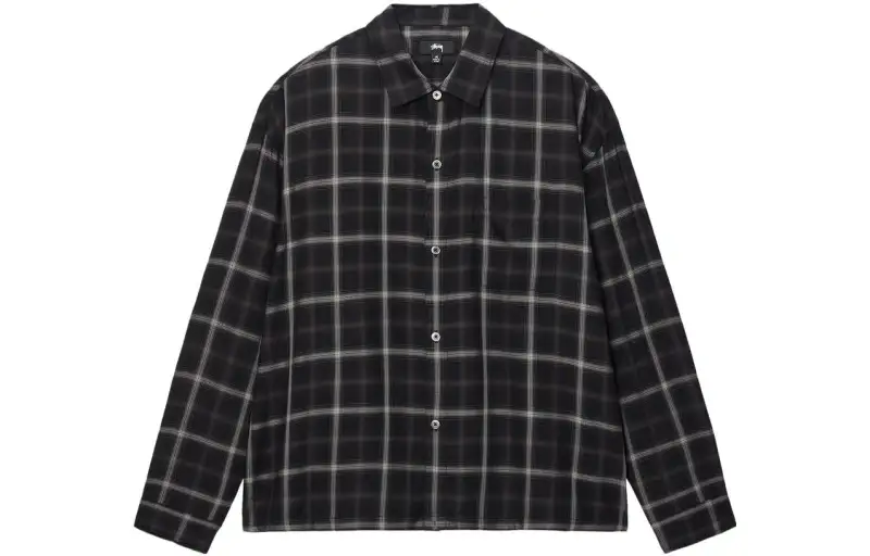 Stussy Shadow Plaid Rayon Shirt
