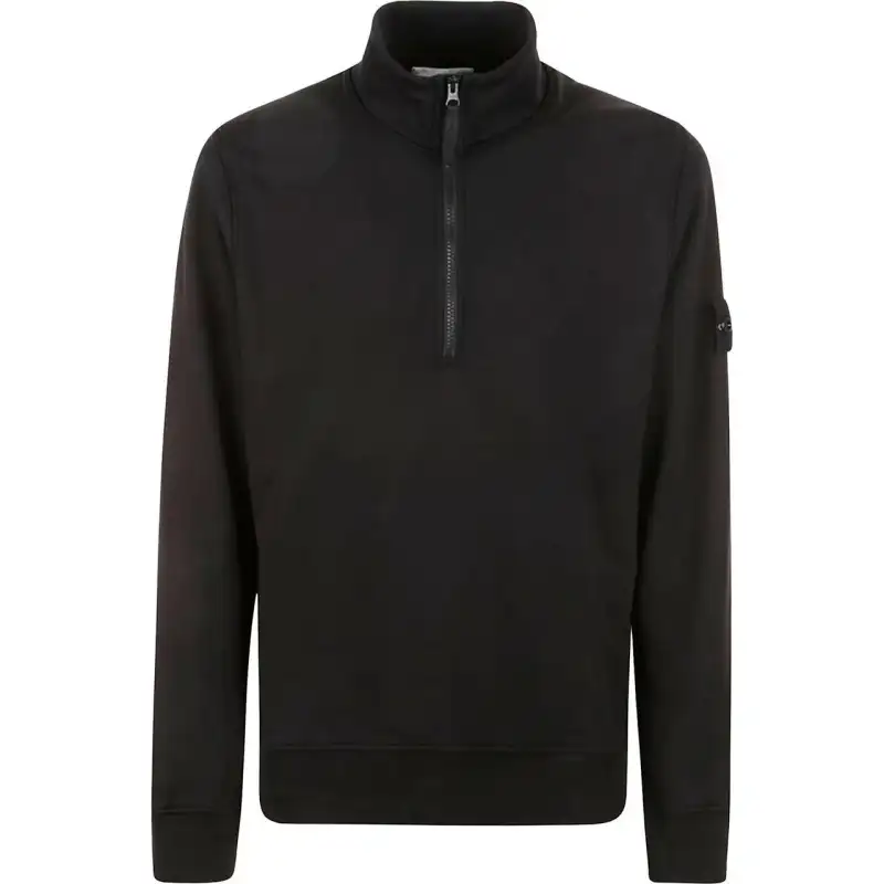 STONE ISLAND Half Zipper Sweatshirt
