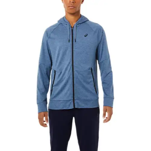 ASICS Sweatshirts Men's Blue Hooded Moderate Other