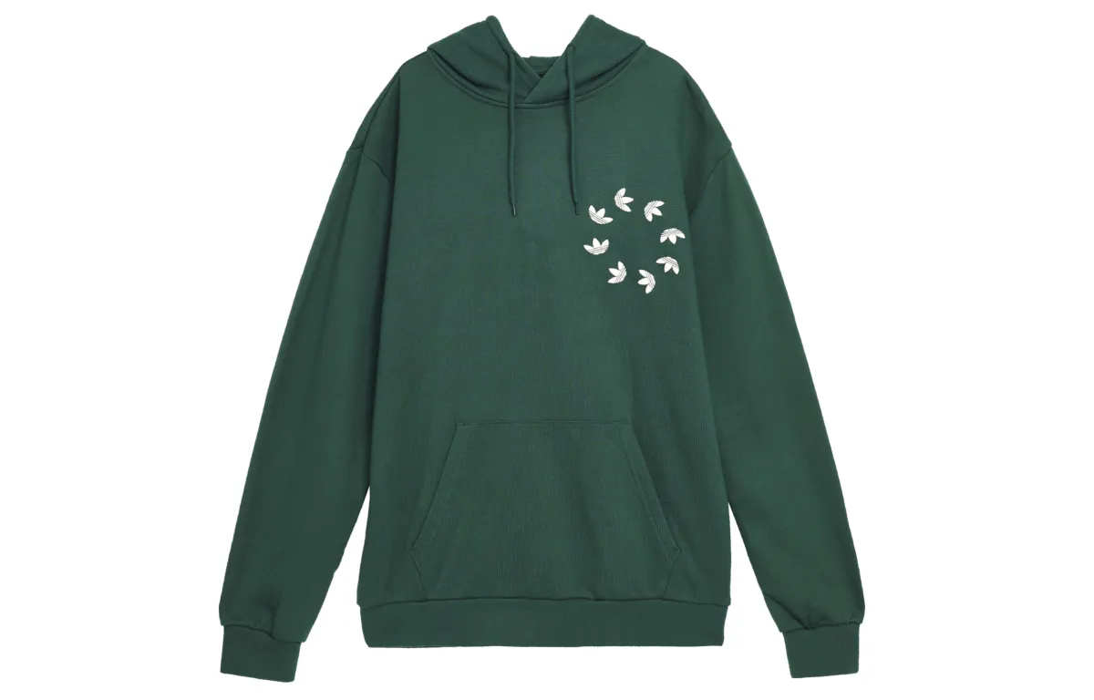 Adidas Originals Adicolor Spinner Hoodie Sweatshirt Men's Forest Green