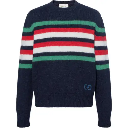 【Previous Season】GG-detail striped jumper