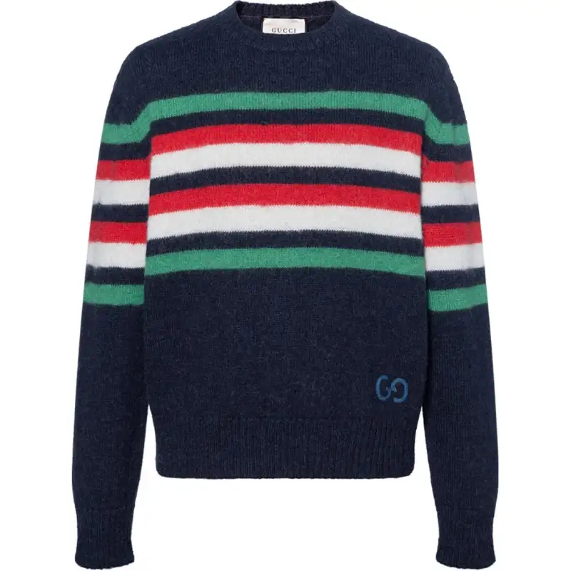 【Previous Season】GG-detail striped jumper