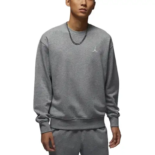 Jordan Brooklyn Fleece FW24 Sweatshirt Men's Carbon Gray