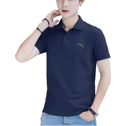 Anta Sports Life Collection Polo Shirt Men's Expedition Blue