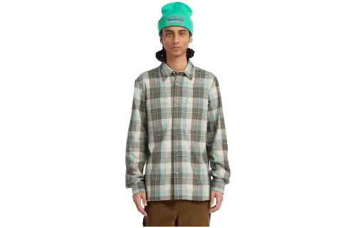 Timberland WINDHAM Shirt Men's Cyan