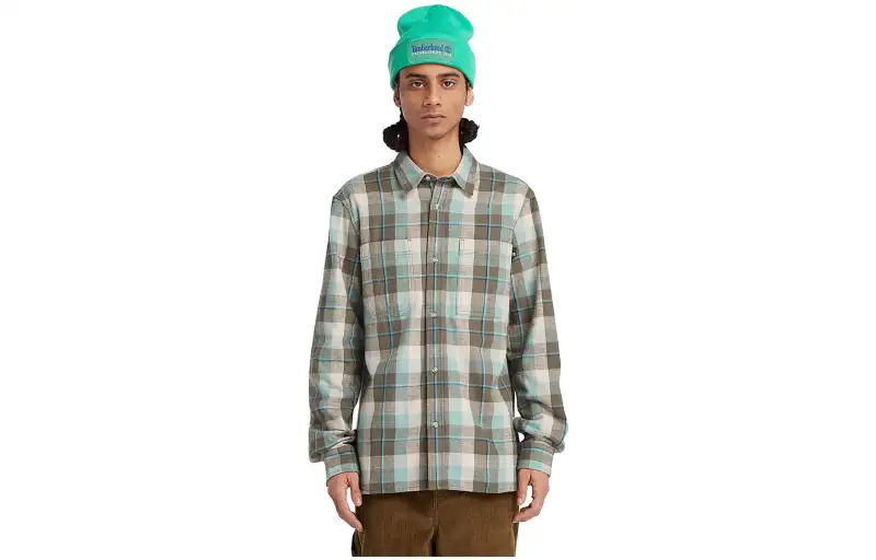 Timberland WINDHAM Shirt Men's Cyan