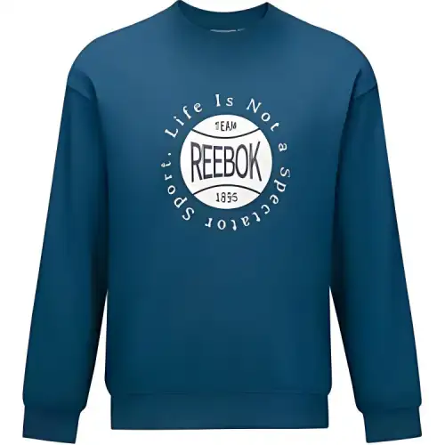 Reebok Sweatshirt Unisex Navy Blue