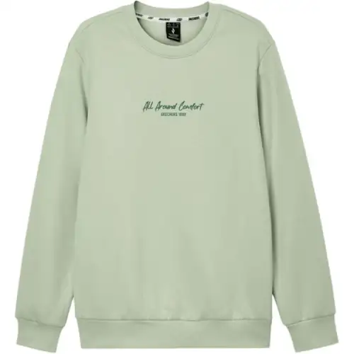 Skechers Sports League Collection Sweatshirt Unisex Mercury Green