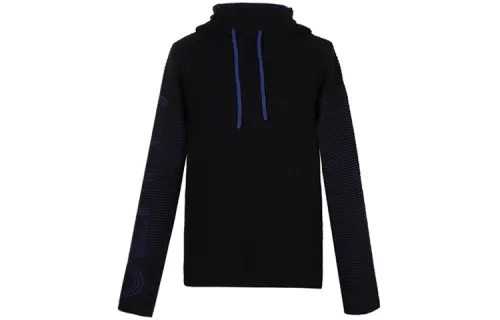 KENZO Sweaters Men's Black Hooded Moderate Other