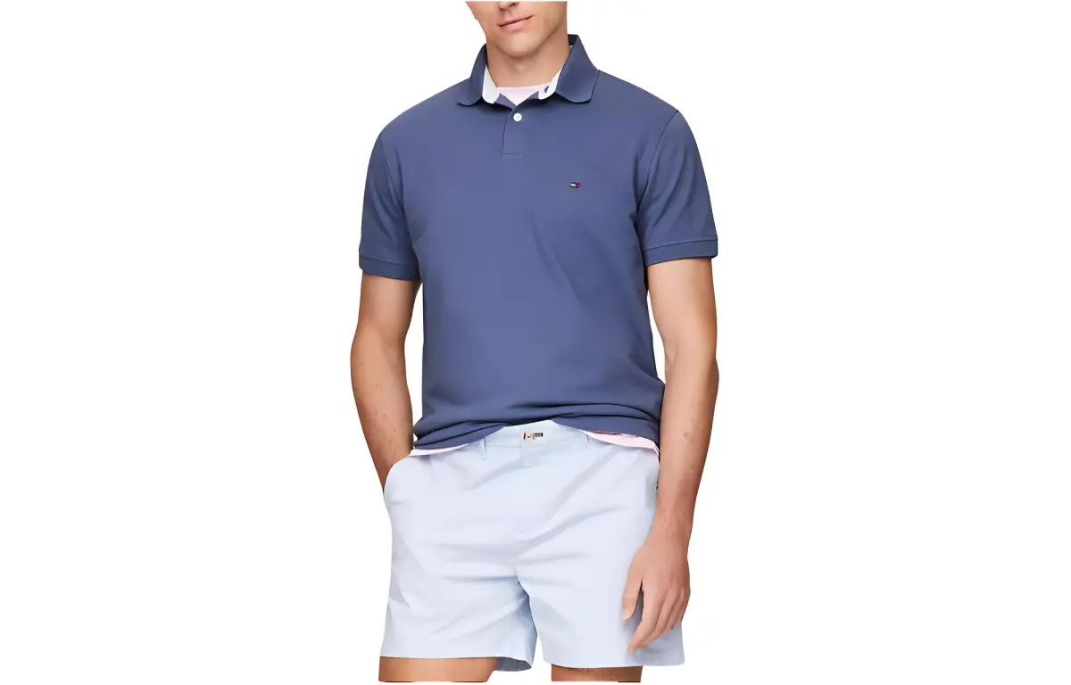 Tommy Hilfiger Polo Shirt Men's Blue