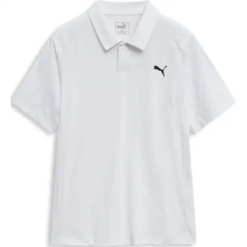 PUMA Polo Shirt Men's Mountain Lion White