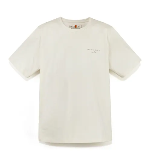 Timberland T Shirt Men's Ivory White