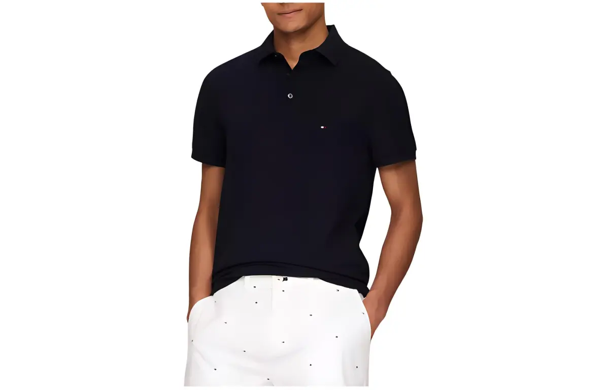 Tommy Hilfiger Slim Fit Tommy Polo Shirt Men's Dark Blue