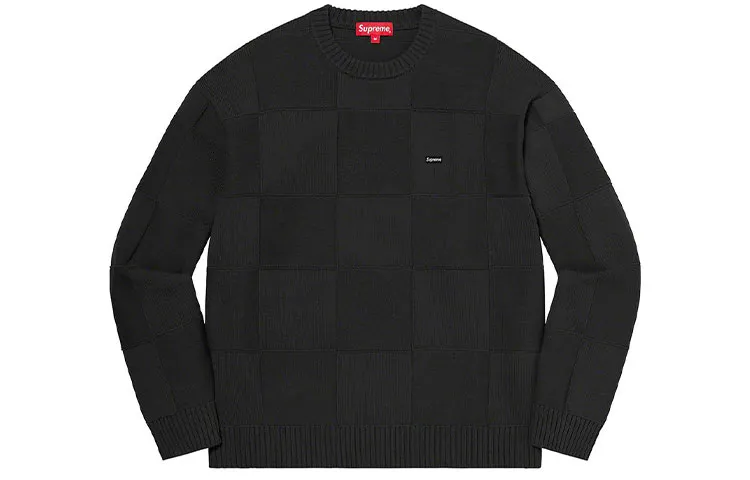 Supreme Tonal Checkerboard Small Box Sweater