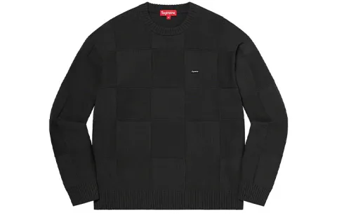 Supreme Tonal Checkerboard Small Box Sweater