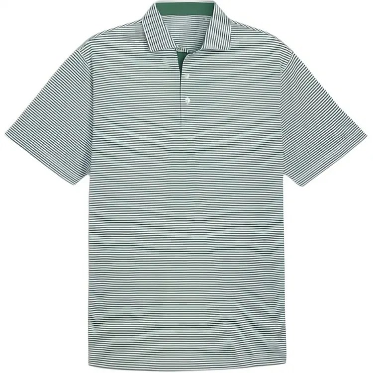 PUMA Polo Shirt Men's Rattan White Shiny