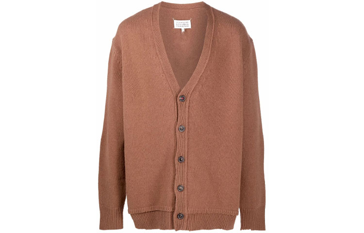 Мужская куртка Maison Margiela Кардиган (коричневая)