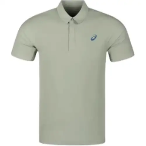 ASICS D.FRESH Polo Shirts Men's Green Polo Collar Moderate Other