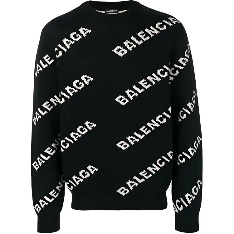 Balenciaga Sweaters Men's Crew Neck Moderate Other