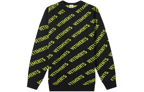 Vetements Monogram Knitted Jumper