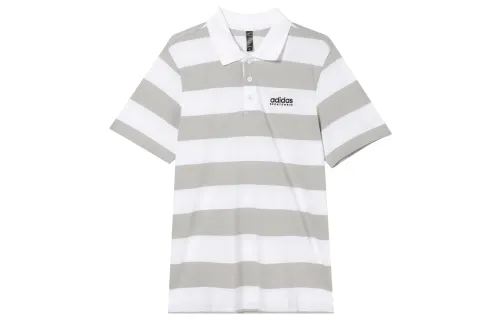 Adidas Polo Shirt Men's White/Light Gray