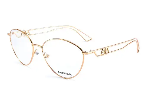 Balenciaga Prescription Glasses Unisex Gold