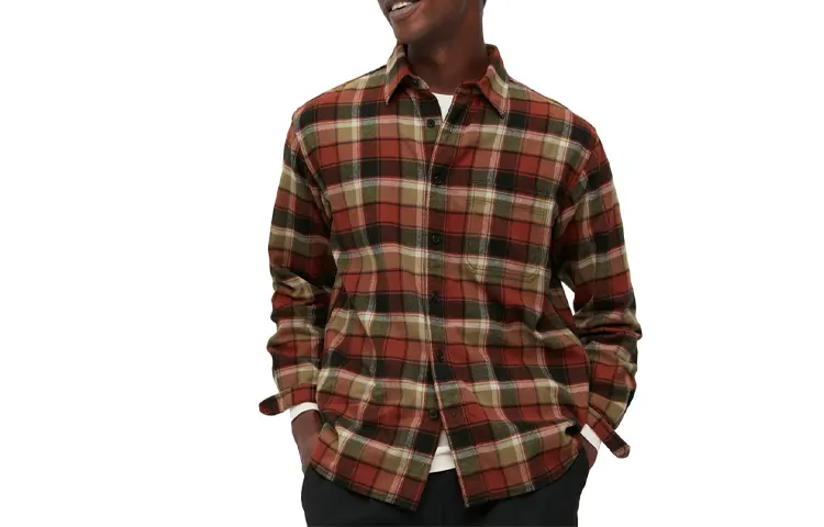 UNIQLO Shirt Unisex Dark Orange