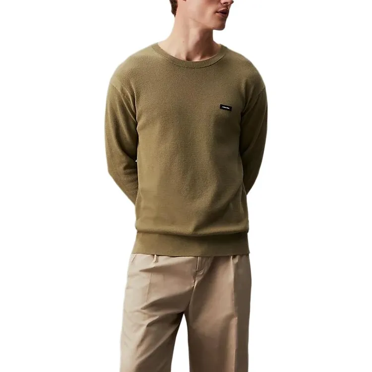 CALVIN KLEIN Shirt Europe Version Men's Delta Green