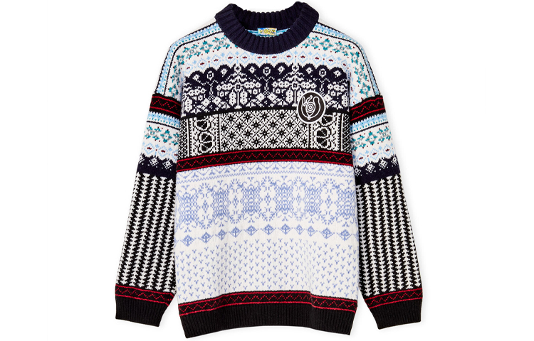 LOEWE FW21 Sweater Men's Gray Blue