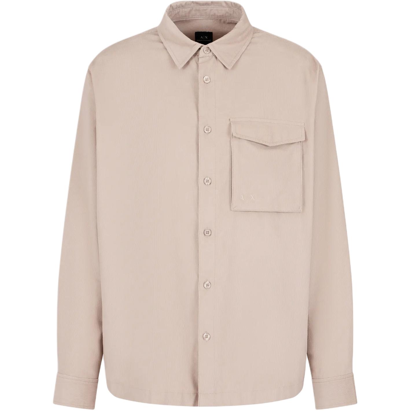 ARMANI EXCHANGE Armani, khaki shirt, loose fit