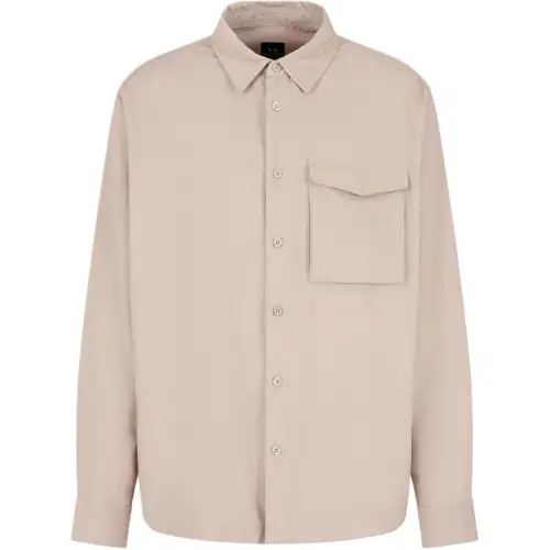 ARMANI EXCHANGE Armani, khaki shirt, loose fit