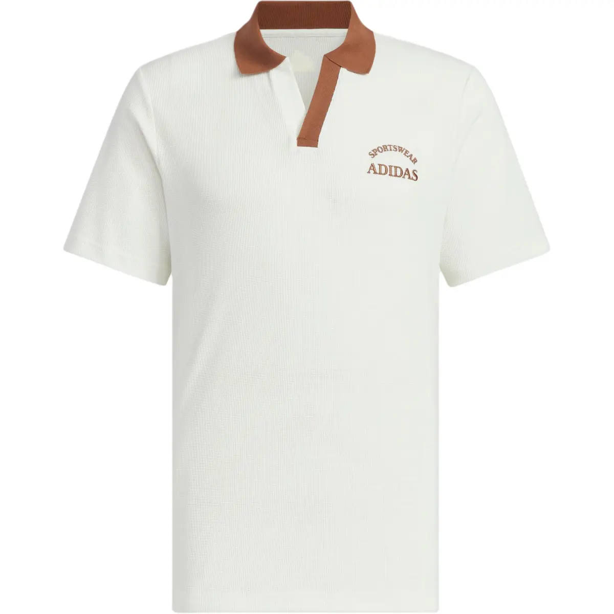 Adidas VERBIAGE POLO TEE Polo Shirt Men's Jade White/Brown