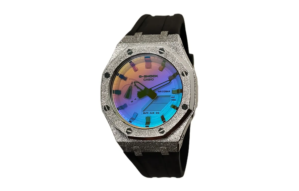 CASIO Custom Collection Gift Box Set Electronic Movement Fluoroelastomer Strap Watch Men's Watches