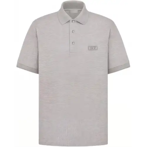 DIOR Icon Polo Shirt Men's Gray