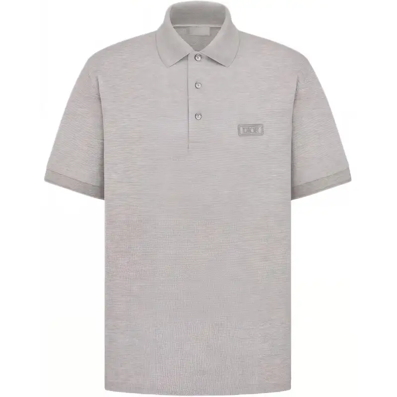 DIOR Icon Polo Shirt Men's Gray