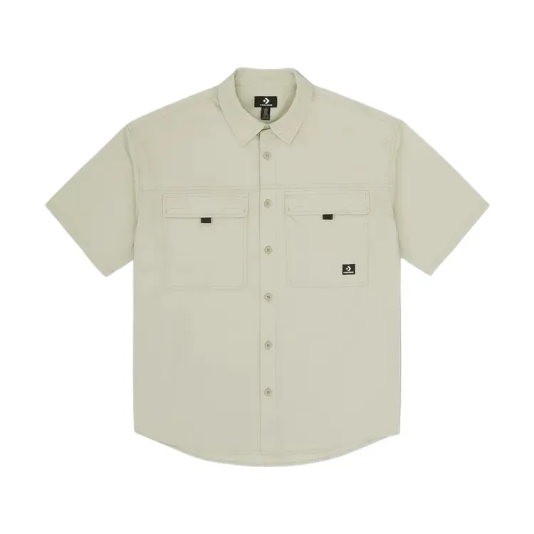 Converse Shirts Men's Green Lapel Moderate Workwear