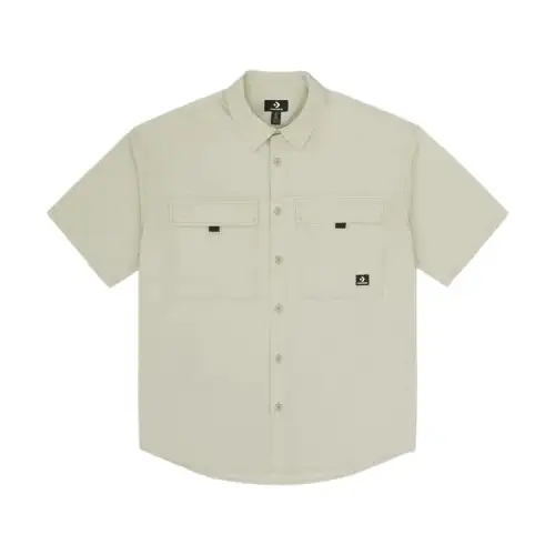 Converse Shirts Men's Green Lapel Moderate Workwear