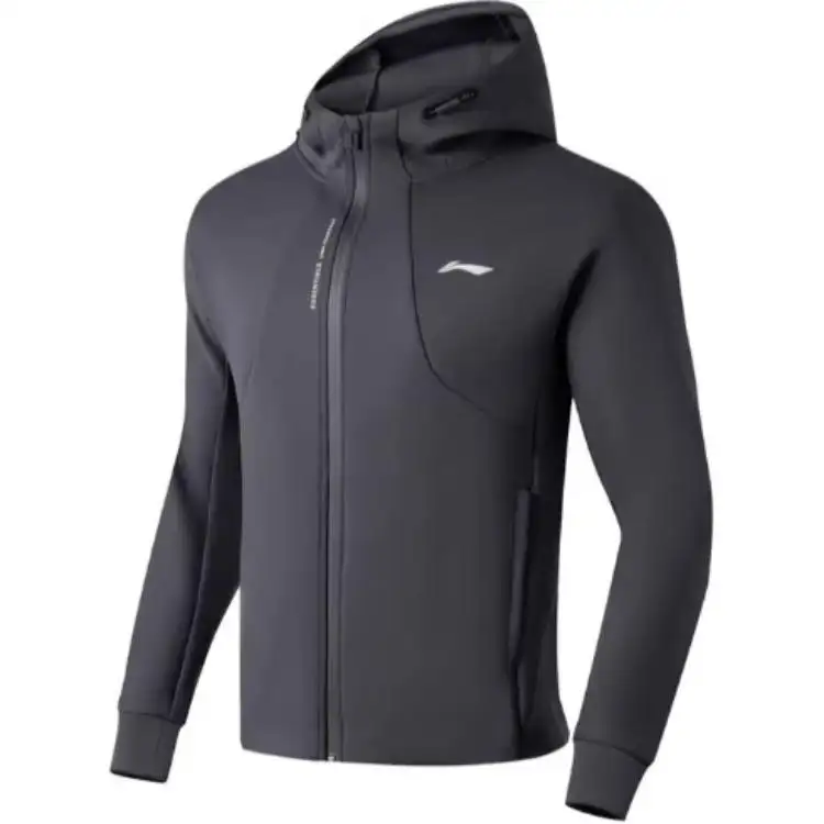 Li Ning Fitness Series Sweatshirt Men's Earth Surface Gray