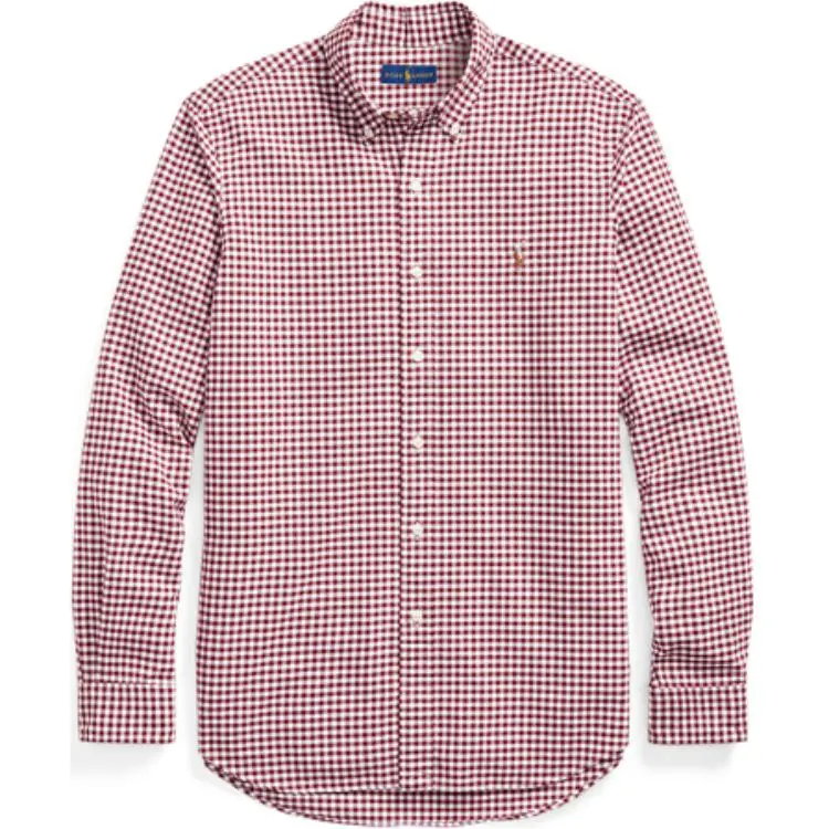 Polo Ralph Lauren logo-embroidered check-print shirt